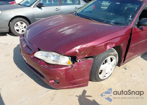 2002 Chevrolet Monte Carlo Ss from USA, damaged, VIN 2G1WX15K829366277